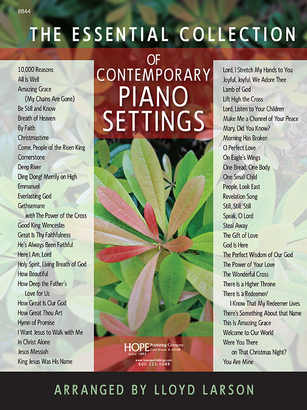 Essential Collection of Contemporary Piano Settings The Cover Image