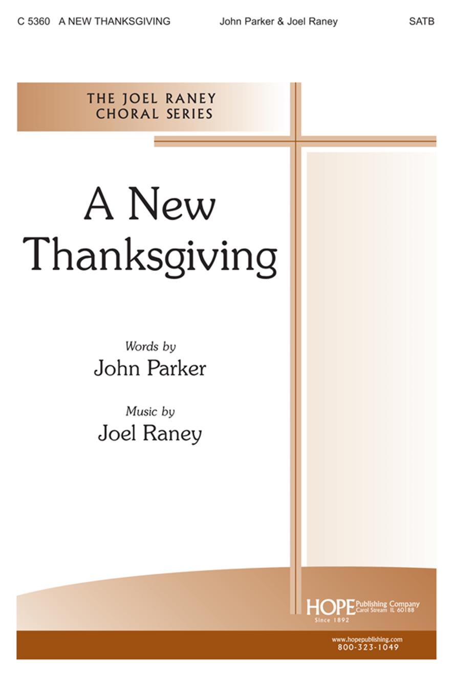 New Thanksgiving A - SATB Cover Image