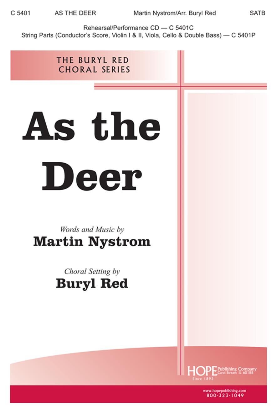As the Deer - SATB (Arr. Red) Cover Image