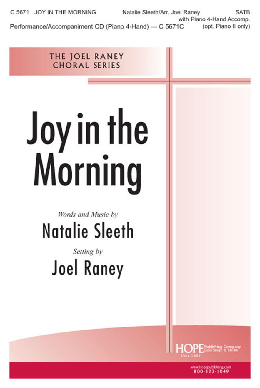 Joy in the Morning - SATB w-4-Hand Piano Cover Image