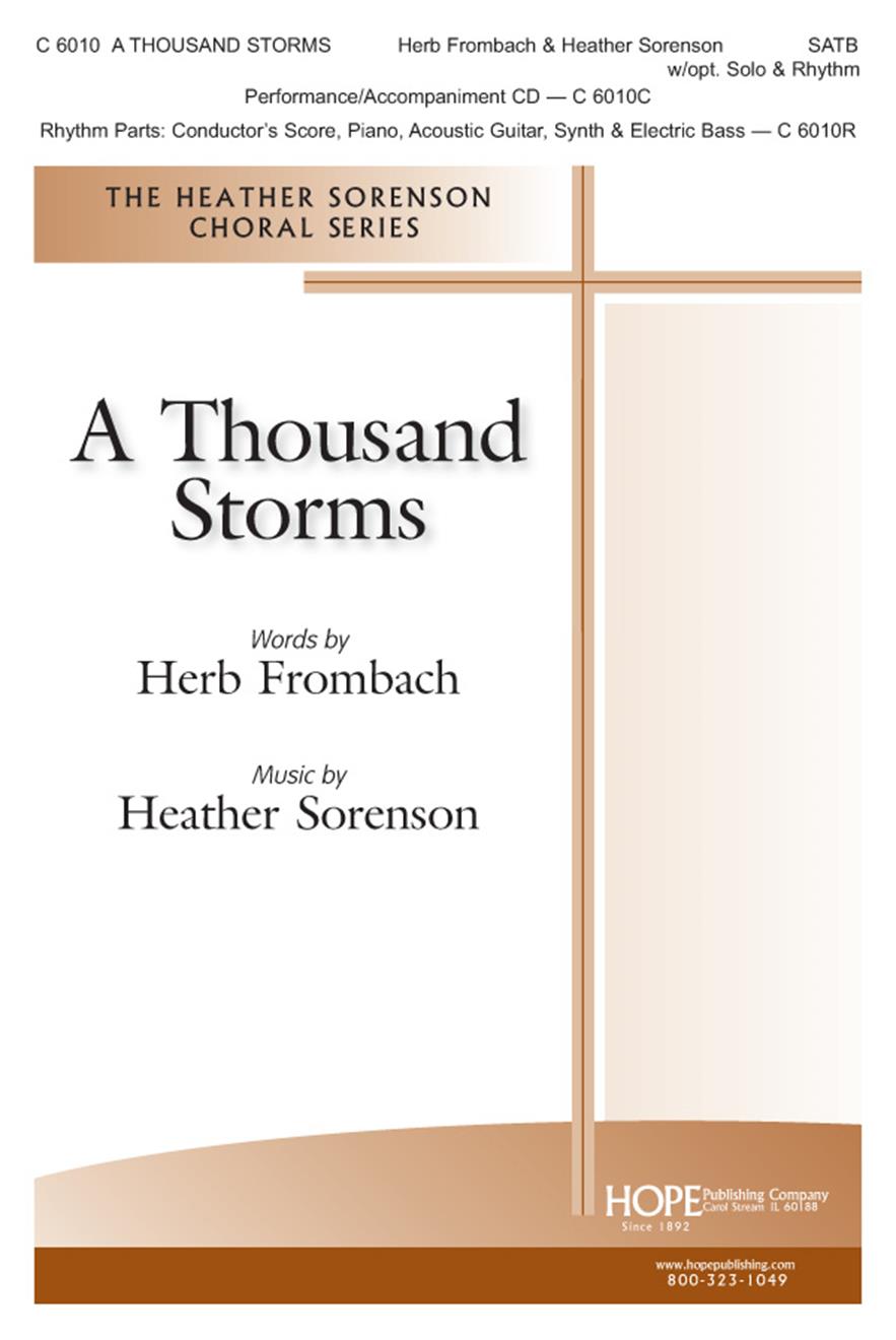Thousand Storms A - SATB w-opt. Solo and Rhythm Cover Image