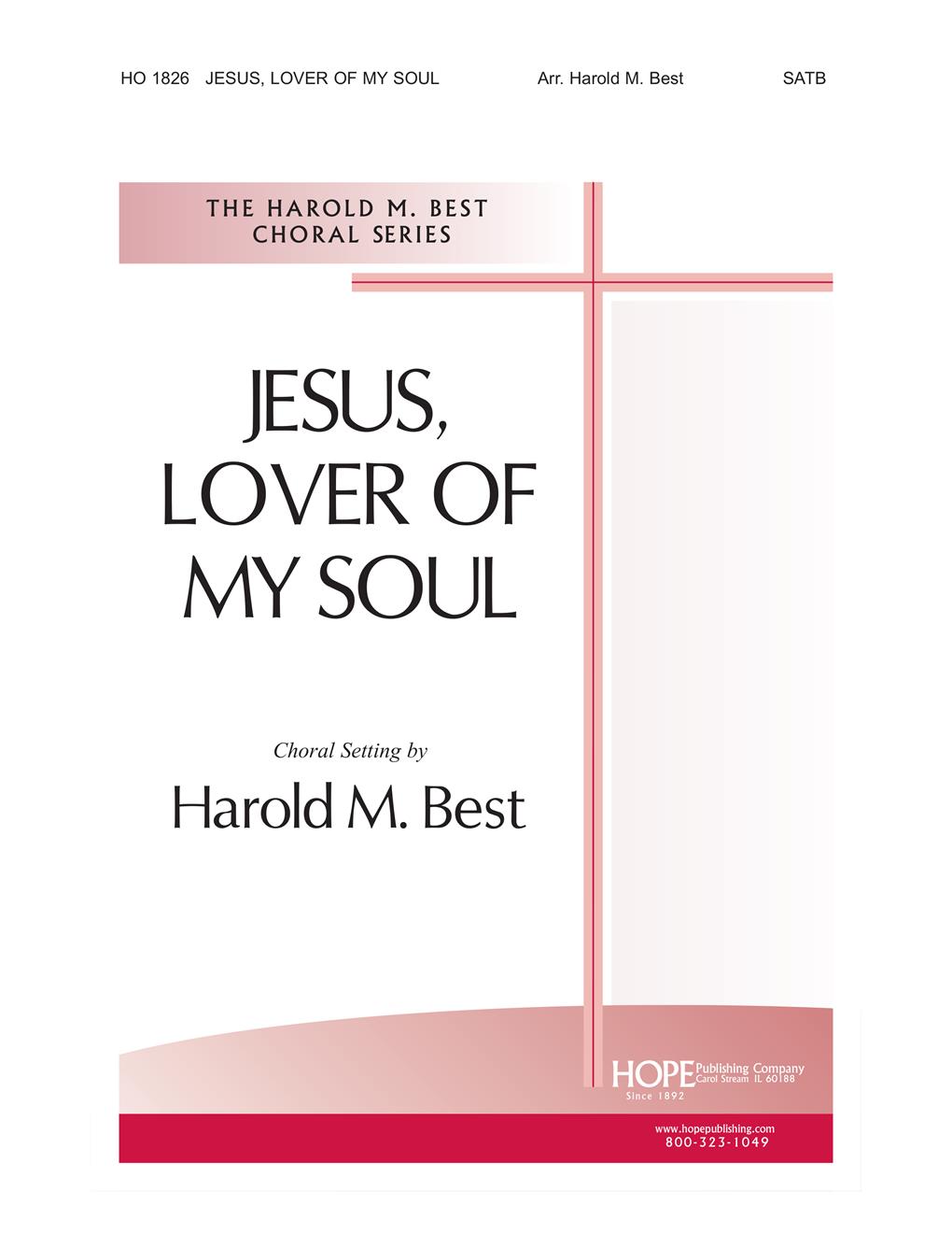 Jesus Lover of My Soul - SATB Cover Image