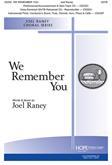 We Remember You - SATB Cover Image