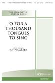 O for a Thousand Tongues to Sing - 3 Part Mixed Cover Image