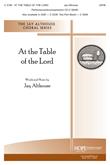 At the Table of the Lord - SATB Cover Image