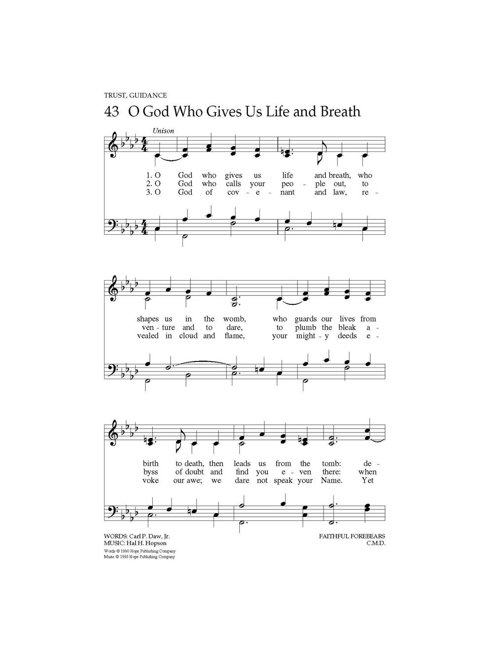 O God Who Gives Us Life and Breath Cover Image
